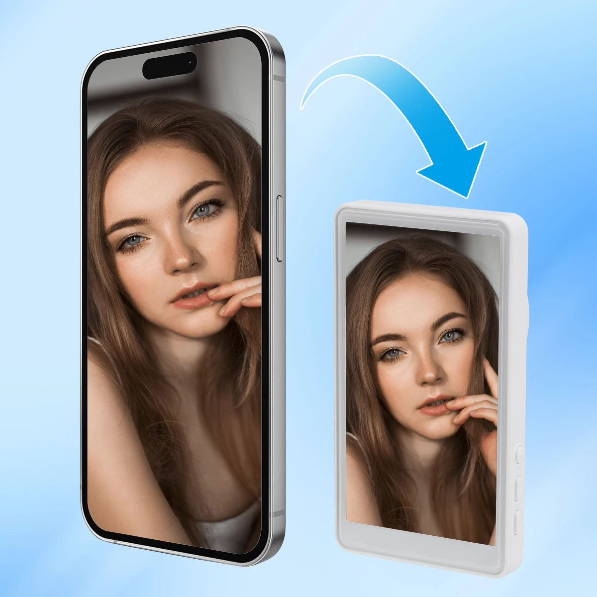Wireless Magnetic Selfie Screen